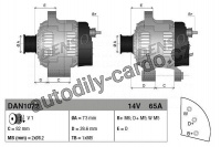 Alternátor DENSO (DE DAN1072)