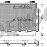 Chladič motoru DENSO (DE DRM17073)