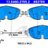 Sada brzdových destiček ATE 13.0460-2785 (AT 602785)
