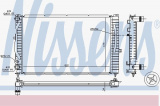 Chladič motoru NISSENS 60299A