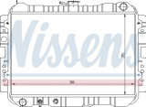 Chladič motoru NISSENS 62416