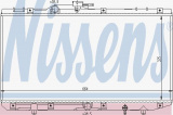Chladič motoru NISSENS 64743