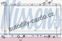 Chladič motoru NISSENS 67491