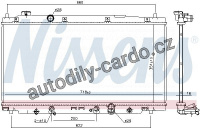 Chladič motoru NISSENS 68097