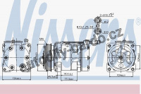 Kompresor klimatizace NISSENS 89110