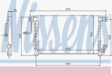 Chladič klimatizace NISSENS 94033