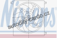 Ventilátor chladiče NISSENS 85025