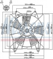 Ventilátor chladiče NISSENS 85033