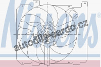 Ventilátor chladiče NISSENS 85049