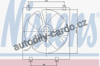 Ventilátor chladiče NISSENS 85071