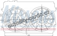 Ventilátor chladiče NISSENS 85234