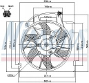 Ventilátor chladiče NISSENS 85338