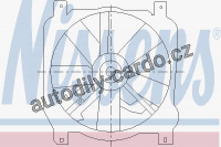 Ventilátor chladiče NISSENS 85462