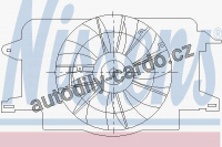 Ventilátor chladiče NISSENS 85466