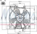 Ventilátor chladiče NISSENS 85490