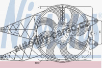 Ventilátor chladiče NISSENS 85567