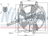 Ventilátor chladiče klimatizace NISSENS 85282