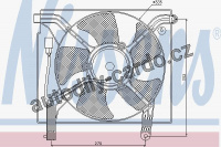 Ventilátor chladiče klimatizace NISSENS 85360