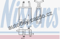 Výměník tepla NISSENS 73452