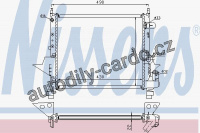 Chladič motoru NISSENS 63949A