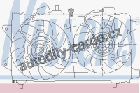 Ventilátor chladiče NISSENS 85161