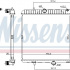 Chladič motoru NISSENS 636028