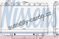 Chladič motoru NISSENS 68136