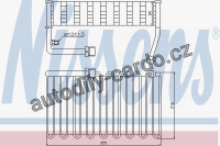 Výparník NISSENS 92000