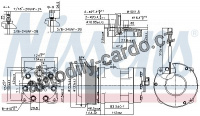 Kompresor klimatizace NISSENS 89665