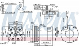 Kompresor klimatizace NISSENS 89665