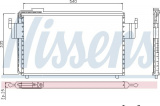 Chladič klimatizace NISSENS 94102