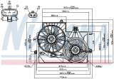 Ventilátor chladiče NISSENS 85201