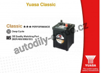 Autobaterie YUASA 511 CLASSIC 105Ah 425A 6V P+ /225x175x225/