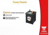 Autobaterie YUASA 511 CLASSIC 105Ah 425A 6V P+ /225x175x225/