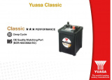 Autobaterie YUASA 722 CLASSIC 200Ah 665A 6V P+ /422x176x260/