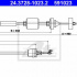 Tažné lanko, ovládání spojky ATE 24.3728-1023.2  (AT 591023)