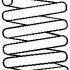 Pružina tlumiče pérování SACHS SA 997 245