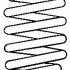 Pružina tlumiče pérování SACHS SA 997 411