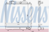 Chladič motoru NISSENS 62841