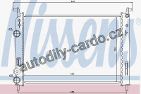 Chladič motoru NISSENS 61782