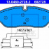 Sada brzdových destiček ATE 13.0460-2728 (AT 602728)