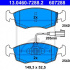 Sada brzdových destiček ATE 13.0460-7288 (AT 607288)