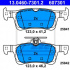 Sada brzdových destiček ATE 13.0460-7301 (AT 607301)