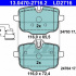 Sada brzdových destiček ATE 13.0470-2716 (AT LD2716)