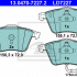 Sada brzdových destiček ATE 13.0470-7227 (AT LD7227)