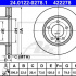 Brzdový kotouč ATE 24.0122-0278 (AT 422278)