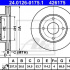 Brzdový kotouč ATE 24.0126-0175 (AT 426175)