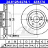 Brzdový kotouč ATE 24.0128-0274 (AT 428274)
