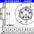 Brzdový kotouč ATE 24.0128-0282 (AT 428282)