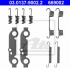 Sada příslušenství, parkovací brzdové čelisti ATE 03.0137-9002 (AT 669002)